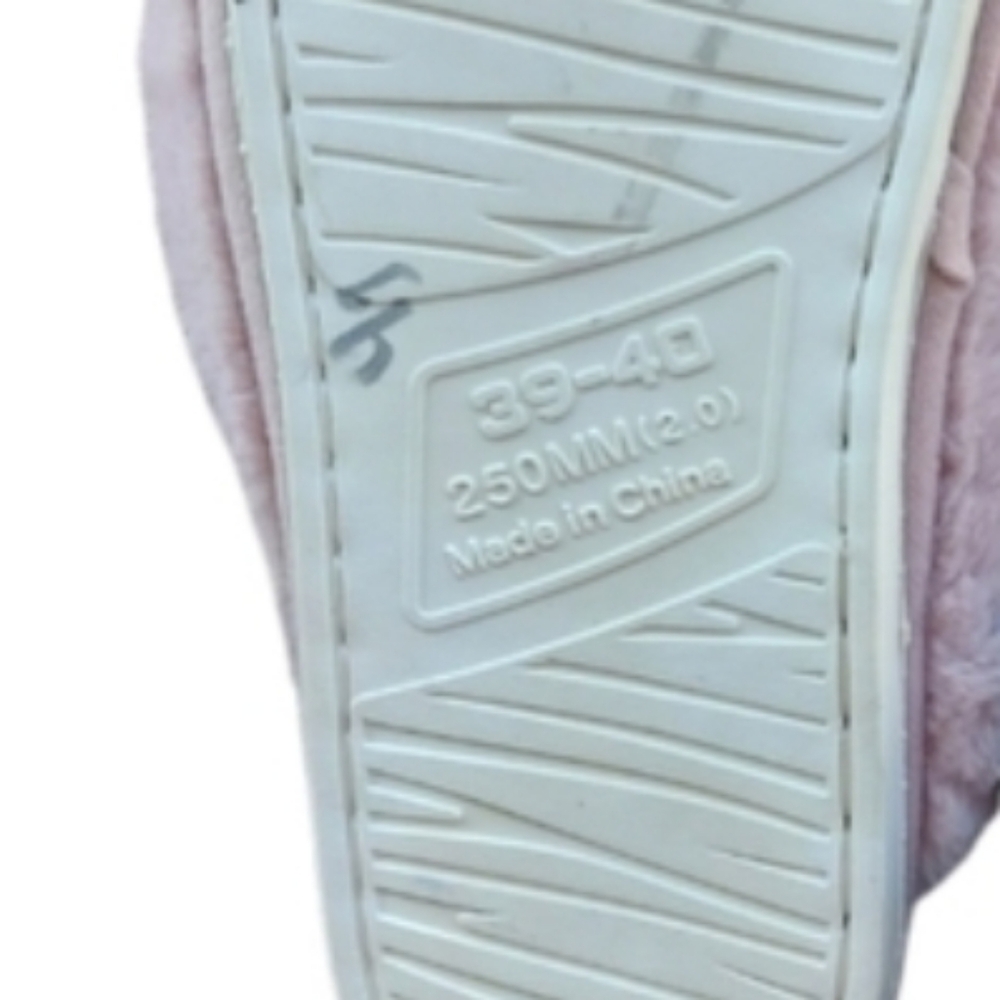 Furry Rabbit Slippers - Picture 2 of 2